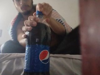 Male Drinking Pepsi (For Mukbang