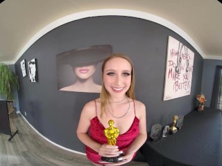 VRHUSH Laney Grey shows off more thanher award