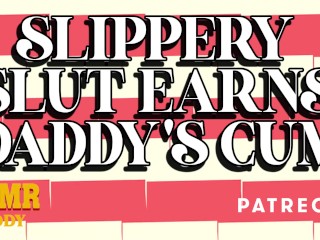Slutty Sub Earns Doms CumEverywhere - ASMR Daddy_Audio Only