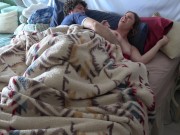 Stepson wakes up with stepmom in the bed and fucks the wrong hole bbw mom homemade
