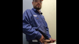 Redneck A Blue Collar Worker Strikes The Clock