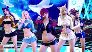 [MMD] BlackPink - Icecream Sexy Kpop Dance Ahri Akali Kaisa Evelynn Seraphine KDA