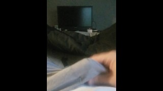 Boner CUM DENIAL Massager Quits Before My Morning Wood