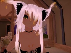 [VRChat] [POV] Cute foxy gives you a well deserved lapdance