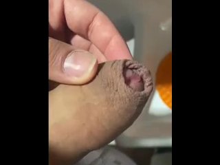 Dribbling Piss In Airport Urinal Got Me Horny So I Jerked It
