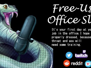 Erotic Audio You are a Free Use Office Slut Throat and Anal_Training in the Office ASMR