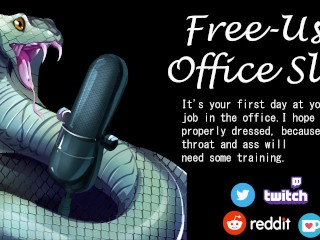 Erotic Audio You are a Free Use Office_Slut Throat and Anal Training in the_Office ASMR