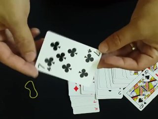 Rubber Band Vs Card Magic Trick And How To Do