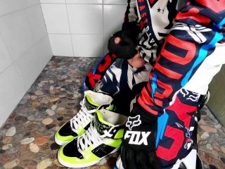 Mx Blonde Boy Piss In His Shoes And Cum On It