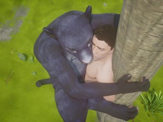 Black Panther Mating with_Teen Guy / Wild Life