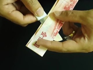 Knife Through Money, Crazy Magic Trick You Can Do