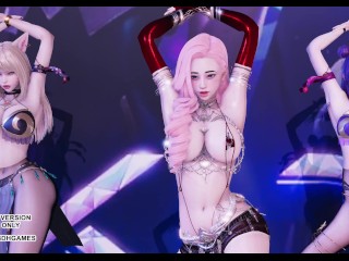 [MMD] HYUNA - Rolldeep Ahri Kaisa Seraphine League of Legends KDA Sexy Kpop Dance 17,842 viewsA