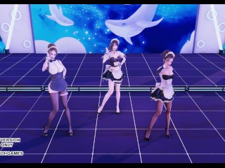 [MMD] Hurly burly Sexy Maid Hot Dance 4K 60FPS