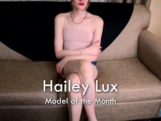 Groobygirls: June's Model Of The Month, Hailey Lux!