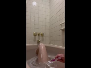 Soaping and Shaving MyNaked Body Before_Orgasm
