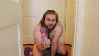 Big Cock Just In Time For Pride Month I'm Sucking And Fucking My Rainbow Dildo