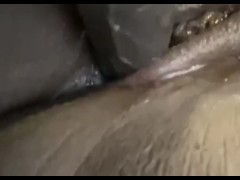 Fuck my black pussy with my dildo