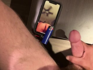 Online joi while travelingand she_want to see my big cock