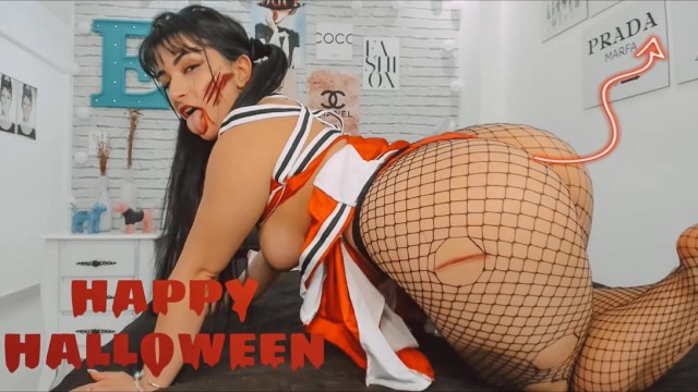 Halloween Sexy - Horror Porn Sexy Zoombie Cheerleader Teasing Jerk off Game can you Win?  HALLOWEEN 2022 - Pornhub.com