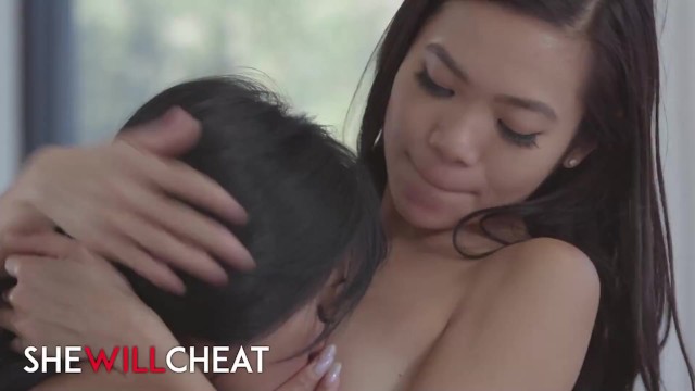 She Will Cheat - Ember Snow Cheats On Her Husband On Their Anniversary With The Masseuse Vina Sky - Ember Snow, Vina Sky