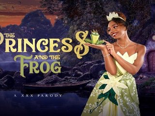 Ebony Babe Lacey London As Princess Tiana Turns Frog Into Lover Vr Porn