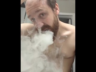 Censored Version: Shaving Head Blowing Clouds