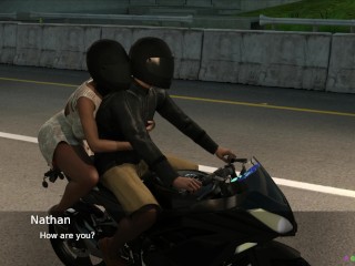 Project Hot Wife - Ride on morbike without_underwear (91)