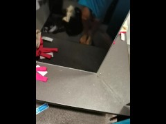 CUMMING IN PRIMARK CHANGING ROOM SO CREAMY PUSSY - AngyCums 
