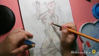 Hentai Anime Drawings - Drawing Hentai Porn Videos | Pornhub.com