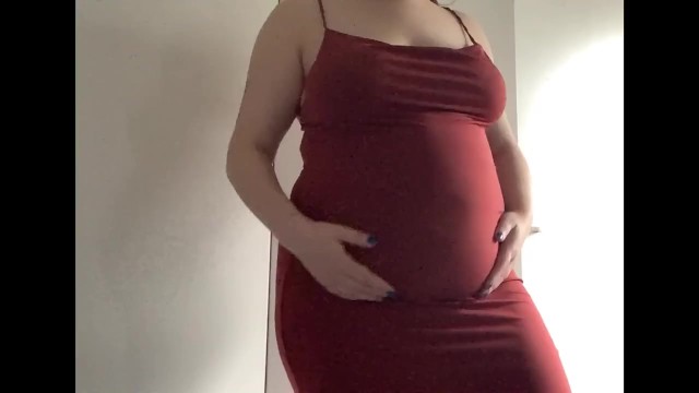 640px x 360px - Round Fat Belly in a Red Dress - Pornhub.com