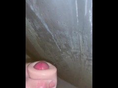 SOLO DOLO SHOWER JACK WITH TOY AND HUGE CUMSHOT