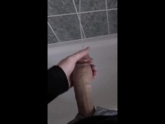 Monster Cock sprays cum all over the place HUGE CUMSHOT