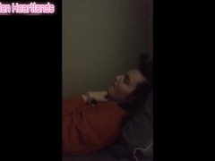 Cute trans teen makes herself cum for her first video