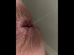 Me Marie peeing and still trying to push the rest of the cum out my ass! Please enjoy! Love Marie 