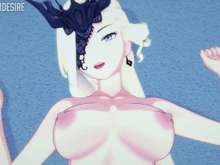 Playing With La Signra Big Boobs Hentai Genshin Impact