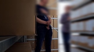 Public Exhibitionist The Colleague Who Caught Me Masturbating In The Office Archive Has Returned To Keep An Eye On Me And Quickly Fill My