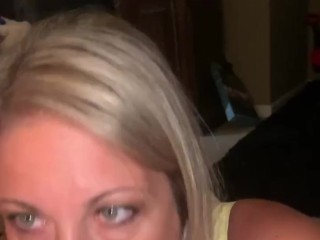 Husband let’s me suck and swallow friend as longas I record it