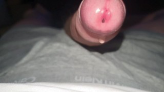 Skinny Boy My Bell End Is Vibrating With Pre-Cum And Cumshot