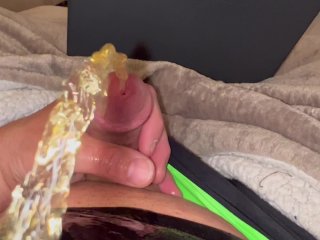 Watching Porn Led To An Amazing Squirting Orgasm, Watch Me Soak Myself Really Wet 💦