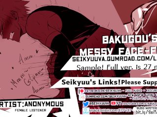BAKUGOU'S MESSY FACE-FUCK_[My Hero_Academia]