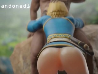 Princess Zelda Sucking A Big Black_Cock