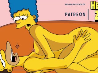 MARGE FUCKS HOMER'S FRIENDLENNY (THESIMPSONS)