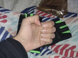 Unboxing / Hand Gloves I Buyed To Wank With It