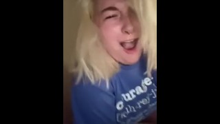 Hot College Girl On Vibrator With Big Tits Cums And Amazing Facial Expressions
