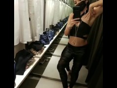 (Preview) E037: Armpit worship in fitting room (Full clip: servingmissjessica. com/product/e037/)
