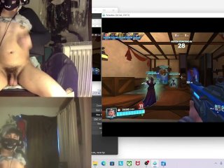 Softcore Nude Gamer Plays Paladins Vid2