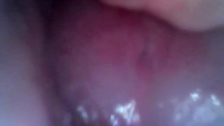 Cum Close Up Fucking With Creampie With An Endoscope Inside Pussy