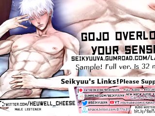 Gojo Satoru X Male Listener - Infinite Pleasure (Jujutsu Kaisen Asmr) Art: Twitter @Heuwell_Cheese