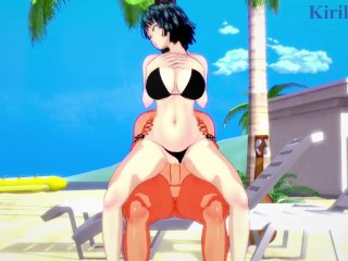 Fubuki and the Old Man Have Intense Sex on theBeach. - One-Punch_Man Hentai