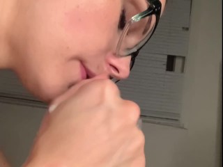 Wifey Sucks my Dick and Lets me Fuck her Beautiful Face til_I give hera Facial